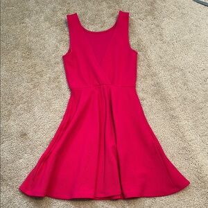 Vibrant Pink Sleeveless Dress